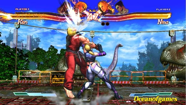 Street Fighter X Tekken game setup