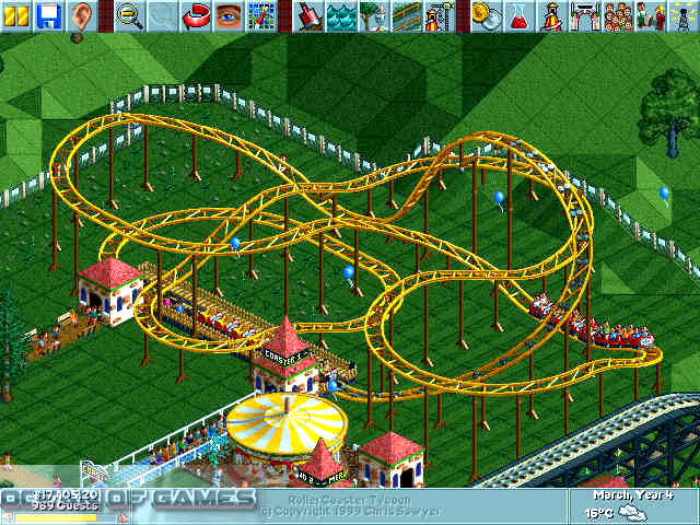 Roller Coaster Tycoon Features