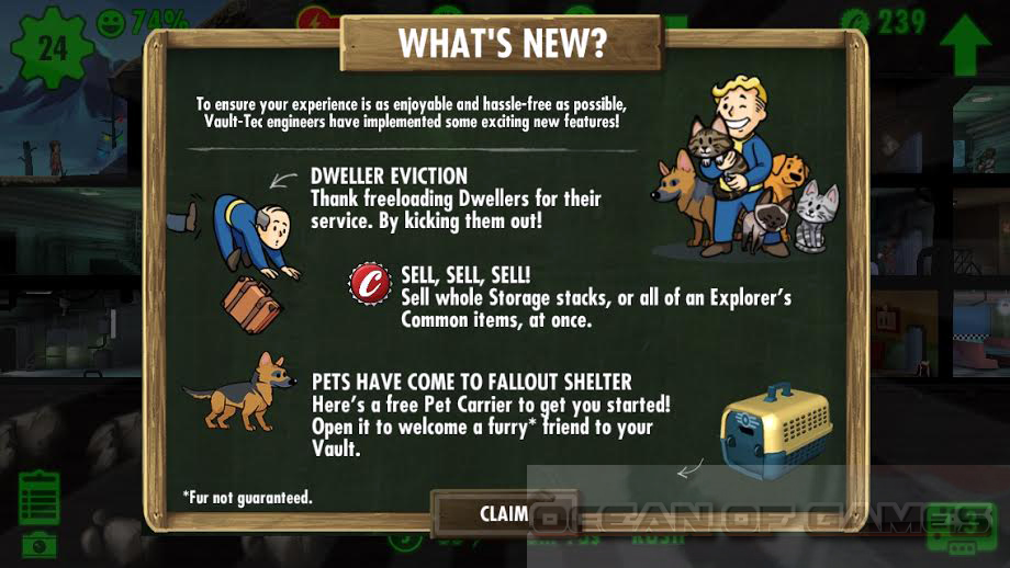 Fallout Shelter 2016 Features