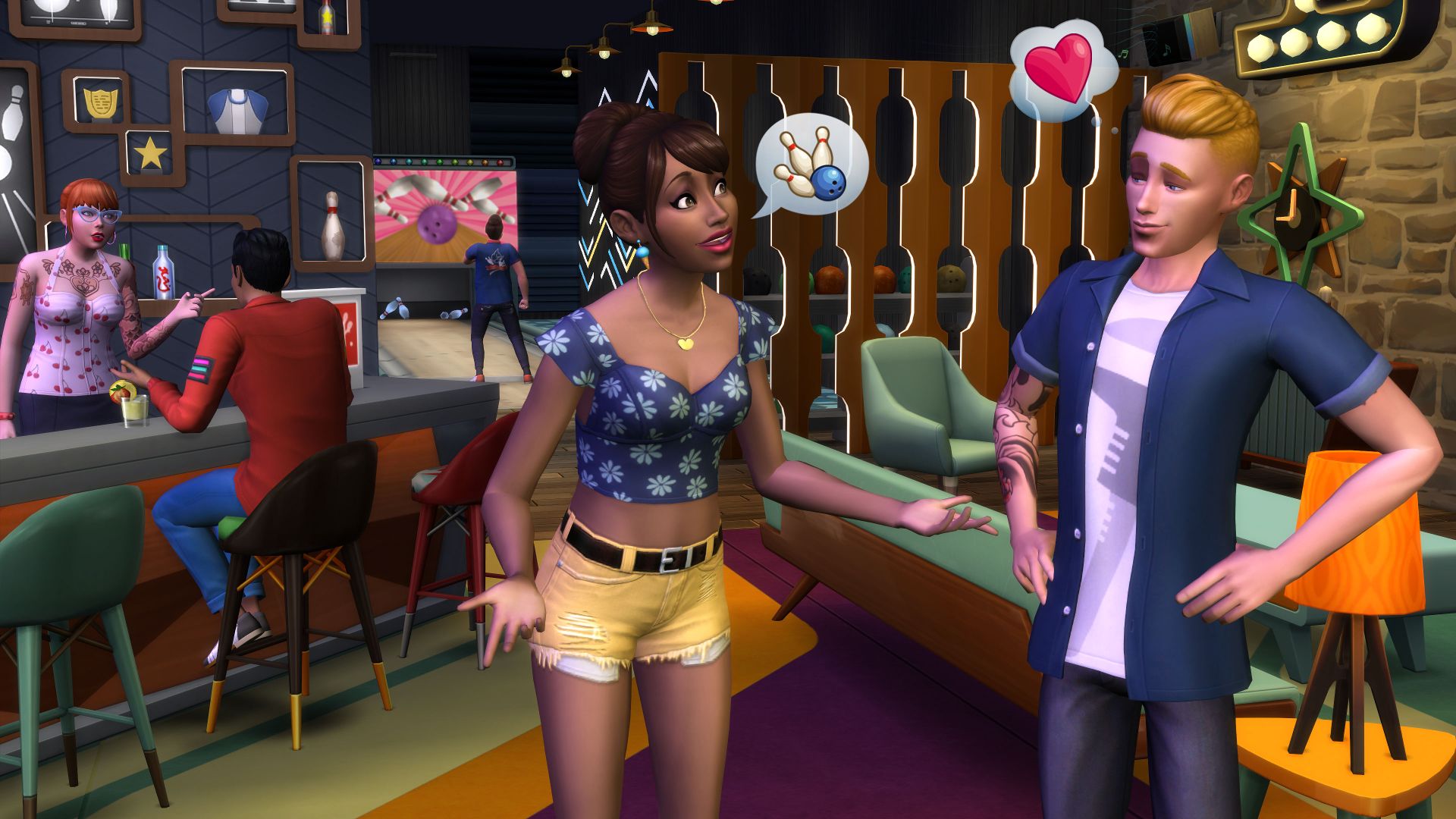 The Sims 4 Bowling Night Download For Free