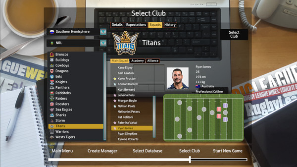Rugby League Team Manager 2018 Free Download