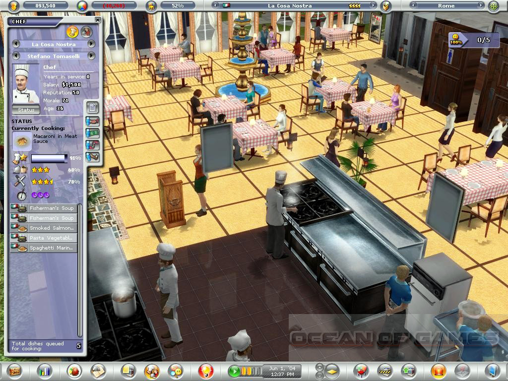 Restaurant Empire 2, Software