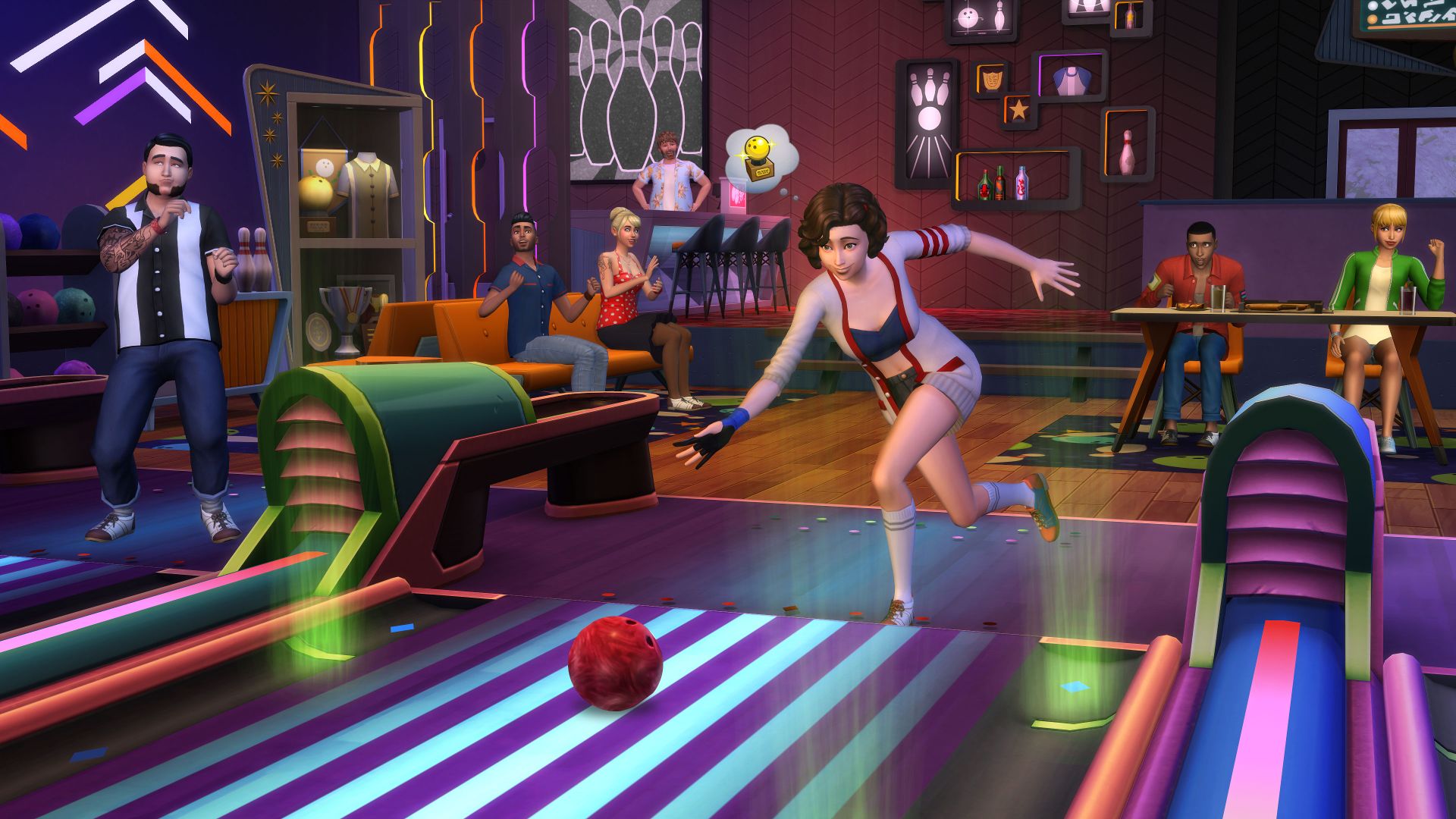 The Sims 4 Bowling Night Setup Free Download